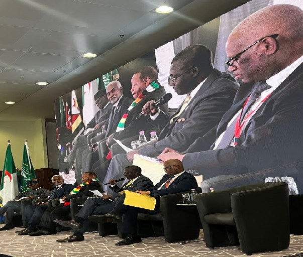 Hon. John Mulimba at the 10th High level Seminar on Peace and Security