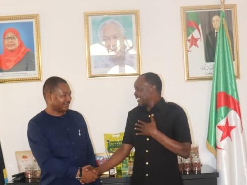 Uganda Ambassador To Algeria Meets Ambassador of Tanzania TO Algeria